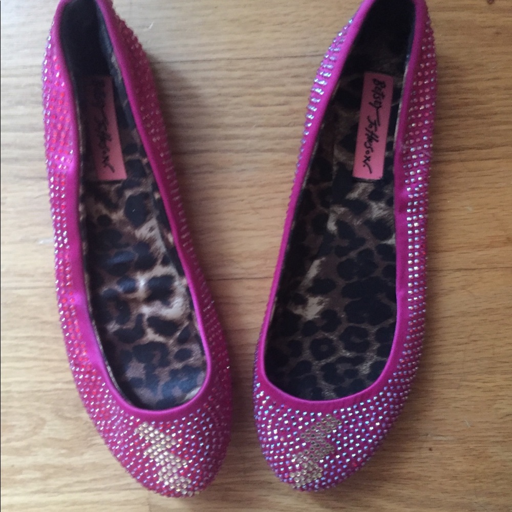 💜😍💓🎀Betsy’s Johnson sequined flats 💜🎀🍭💓